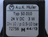 Typ 50.010 / 72756 A.u. K. Müller Selbstschlusskartusche 24V